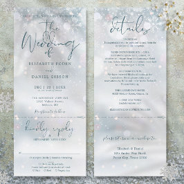 Convites Inverno Wonderland Neve Tudo Em Um Casamento