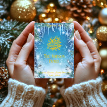 Inverno Wonderland - Saudação de Feriado Personali