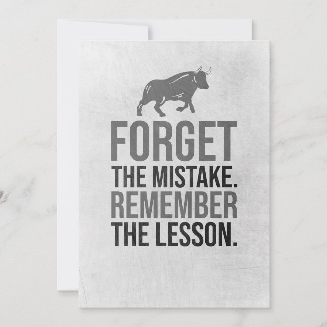 Convites Investidor Esqueça o Erro (Frente)