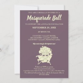 Convites Invit de Gala, Gala, do Fundraiser de Bola de Masc