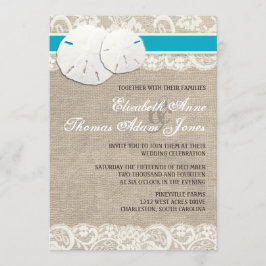 Convites Invitação de Casamento de Locais de Burlap, Rustic