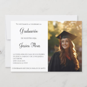 Convites Invitácio de Gración con foto
