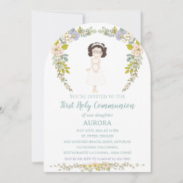 Convites Invitación AURORA Primera Comunión