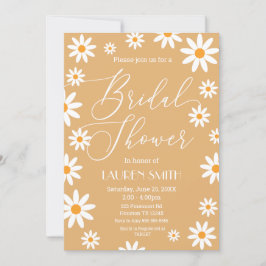Convites Invitación Boho Daisies Bridal Shower party