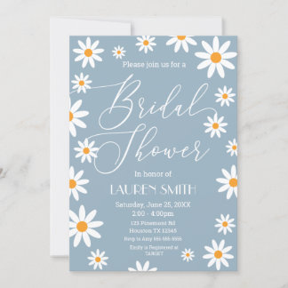 Convites Invitación Boho Daisies Bridal Shower party