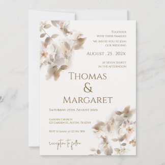 Convites Invitación Boho Wedding Invitation