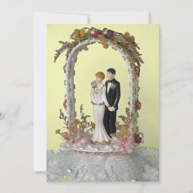 Convites Invitacion de Aniversario  de bodas (Frente)