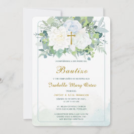 Convites Invitación de Bautizo Y Primer Añito