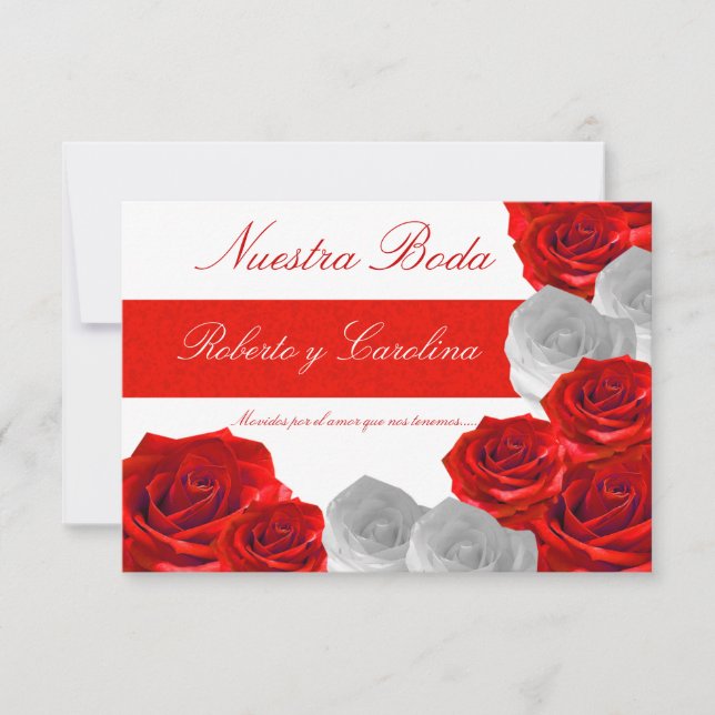 Convites Invitación de Boda (Frente)