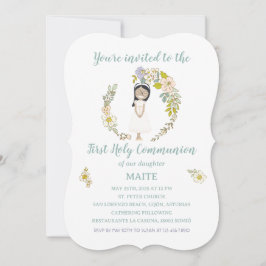 Convites Invitación de Comunión MAITE