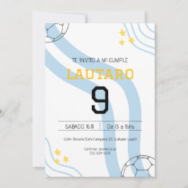 Convites Invitación de cumpleaños Argentina