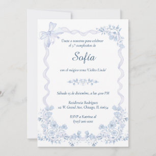 Convites Invitación De Cumpleaños Temática Cielito Lindo