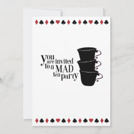 Convites Invitación editable Wonderland