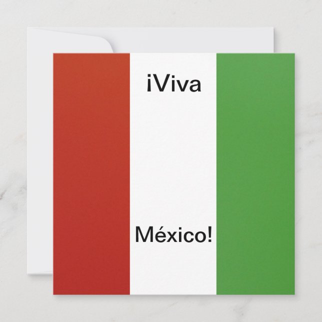 Convites Invitación - Festa de Cumpleaños - ¡ Viva México! (Frente)