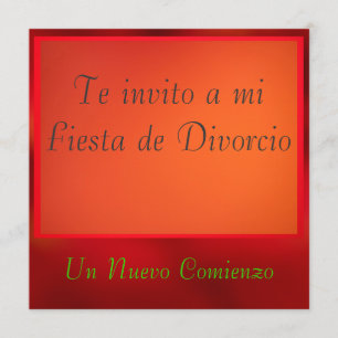 Convites Invitación - Festa de Divorcio