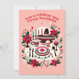 Convites Invitación Fiesta Navideña Nochebuena Espanha