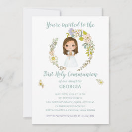 Convites Invitación GEORGIA Primera Comunión