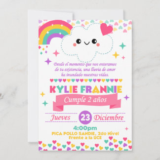 Convites Invitación lluvia de amor 