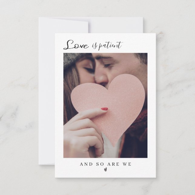 Convites  Invitación Minimalista moderna emitida (Frente)