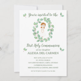 Convites Invitación modelo Alexia Primera Comunión