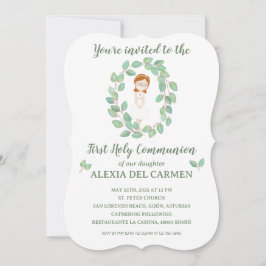 Convites Invitación modelo Alexia Primera Comunión