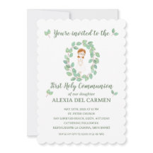 Invitación modelo Alexia Primera Comunión