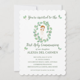 Convites Invitación modelo Alexia Primera Comunión