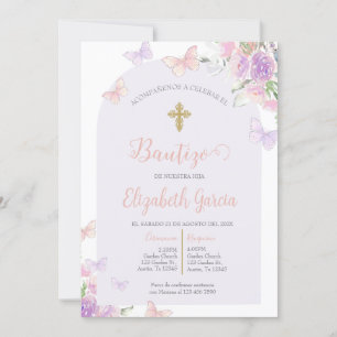 Convites Invitación para bautismo