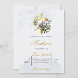 Convites Invitación para bautismo
