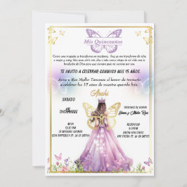 Convites Invitación para fiestas de Quinceaños 