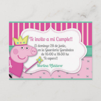 Convites Invitacíon Pepa