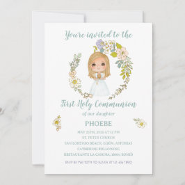 Convites Invitación PHOEBE Primera Comunión