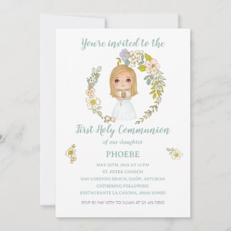 Convites Invitación PHOEBE Primera Comunión
