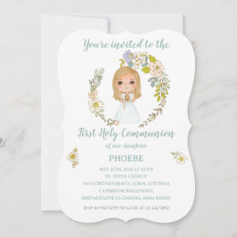 Convites Invitación PHOEBE Primera Comunión