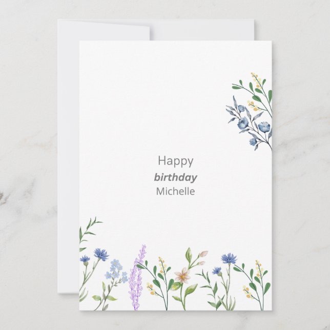 Convites Invitación plana, Tamaño: 5" x 7", Papel: Mate, So (Frente)