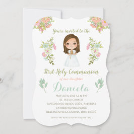 Convites Invitación Primera Comunión DANIELA