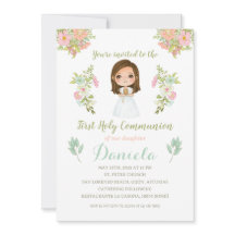 Invitación Primera Comunión DANIELA