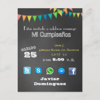 Convites Invitacion Redes Sociales