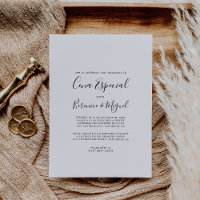 Invitación Sencilla y Minimalista de Cena Especial