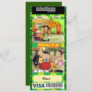 Convites invitacon El chavo del ocho