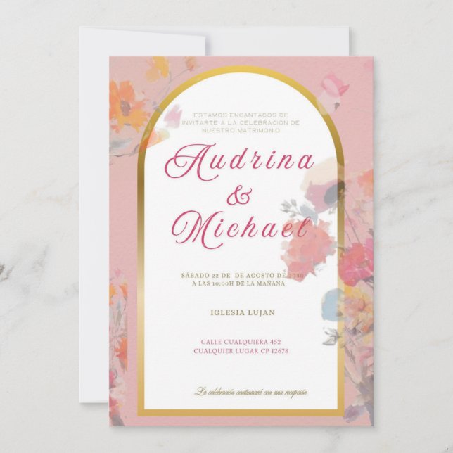 Convites Invitation  (Frente)