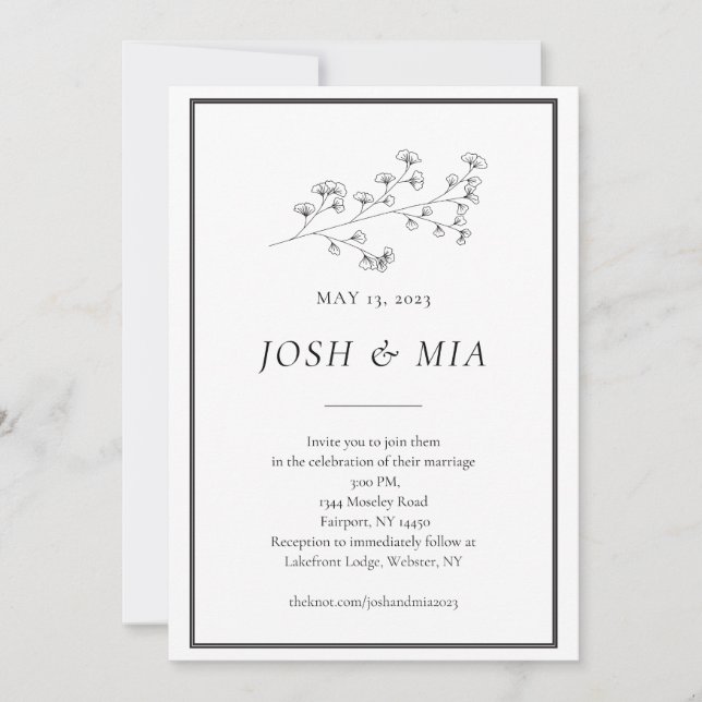 Convites Invitation (Frente)