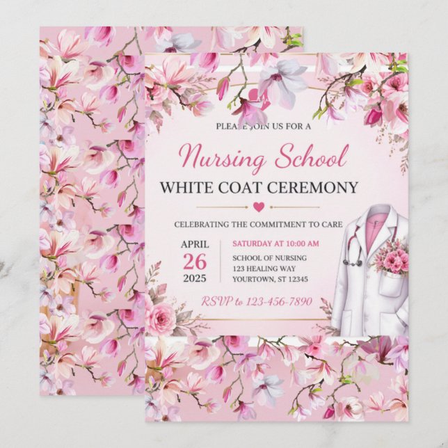 Convites Invitation (Frente/Verso)