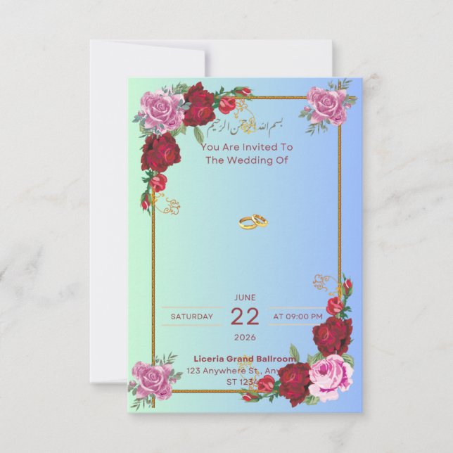 Convites Invitation (Frente)