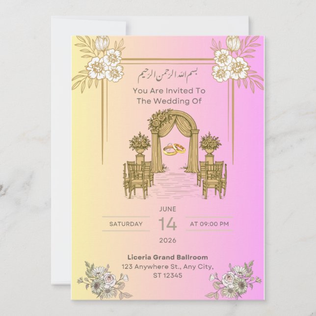 Convites Invitation (Frente)