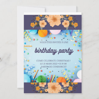Convites Invitation anniversaire
