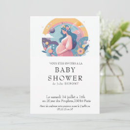 Convites Invitation baby shower en français