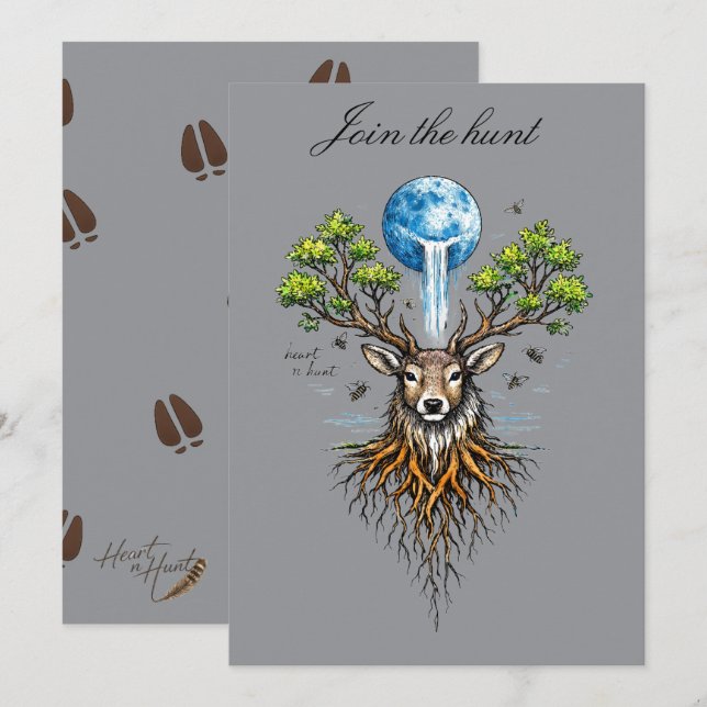 Convites Invitation card (Frente/Verso)