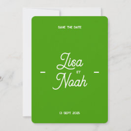 Convites Invitation de mariage Colorus - Vert citron