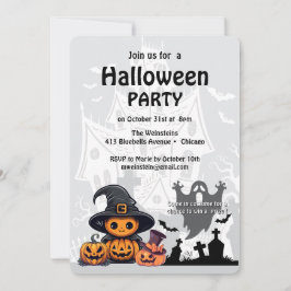 Convites Invitation : HALLOWEEN House #1
